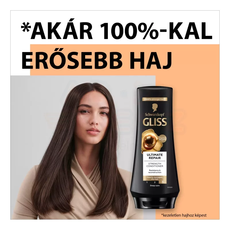 Gliss hajregeneráló balzsam 200 ml Ultimate repair Kép