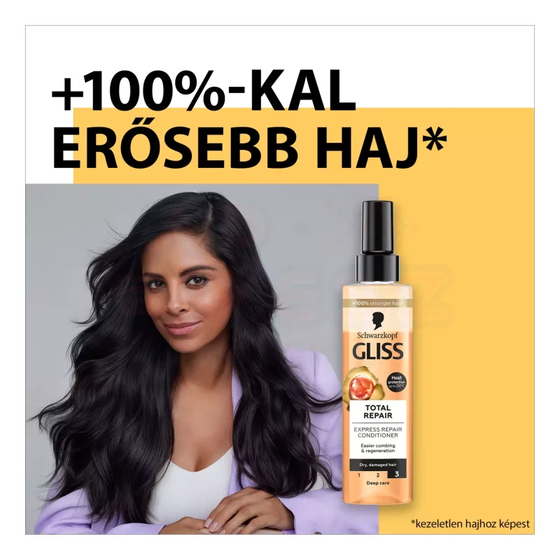 Gliss hajregeneráló balzsam 200 ml Express Repair Teljeskörű regenerálás Kép