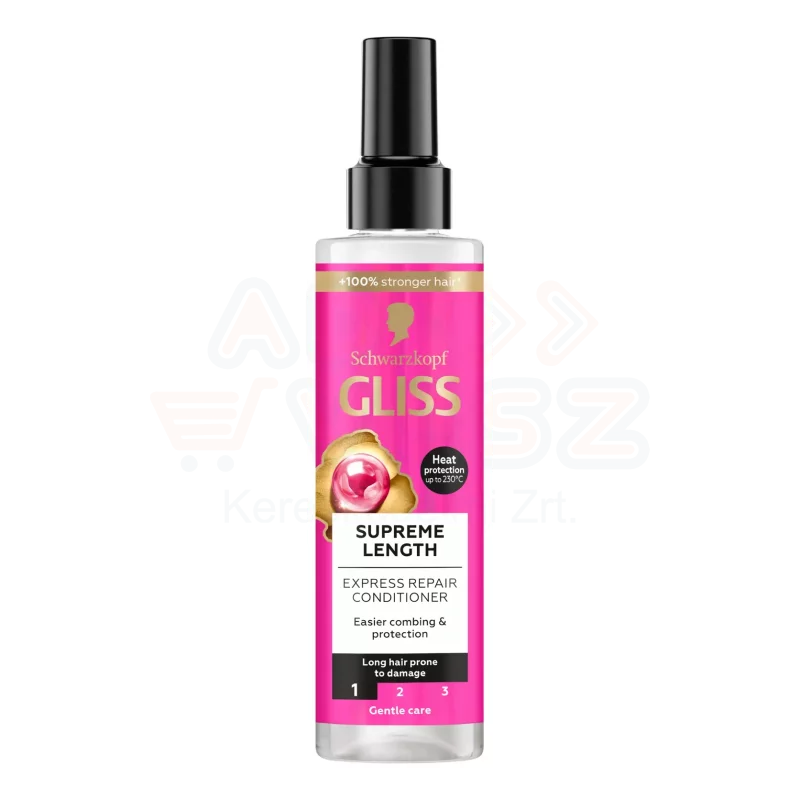 Gliss hajregeneráló balzsam 200 ml Express Repair Supreme Length hosszú hajra Kép