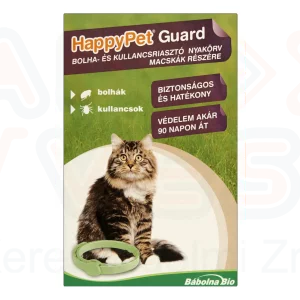HappyPet Guard bolha és kullancsriasztó nyakörv macskák 1 db