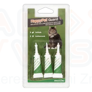 HappyPet Guard bolha és kullancsriasztó spot-on macsák 3*2 ml