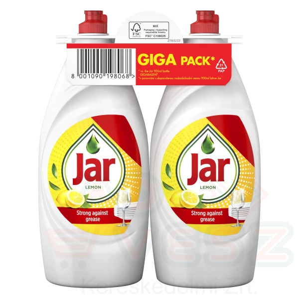 JAR mosogató 2x900 ml DUO Citrom Kép