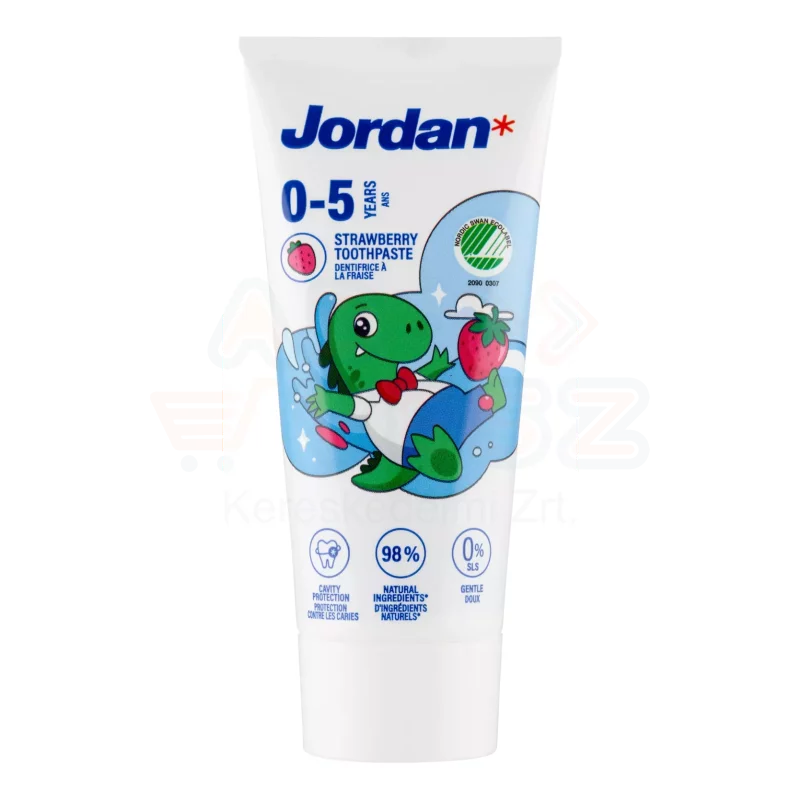 Jordan gyerek fogkrém 50 ml 0-5 év Kép