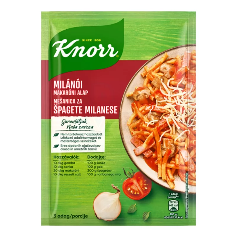 KNORR Alap Milánói makaróni 60 g Kép
