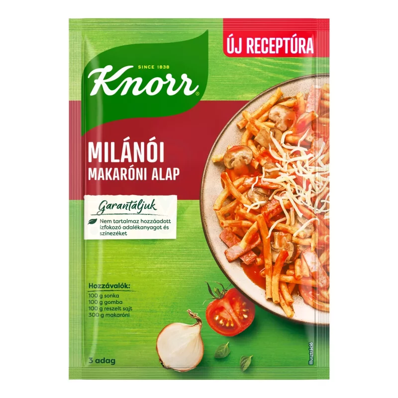 KNORR Alap Milánói makaróni 60 g Kép