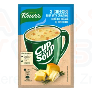 KNORR Bögrés Háromsajtos krémleves 17 g