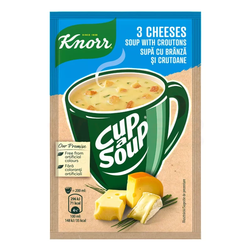 KNORR Bögrés Háromsajtos krémleves 17 g Kép