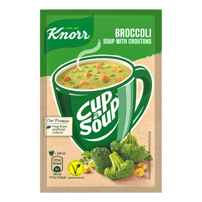 KNORR Bögrés Brokkolikrémleves 16 g Kép