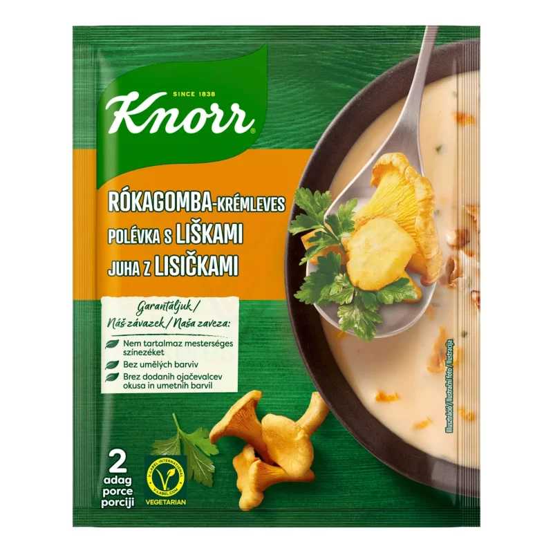 KNORR KL Rókagomba-krémleves 56 g Kép