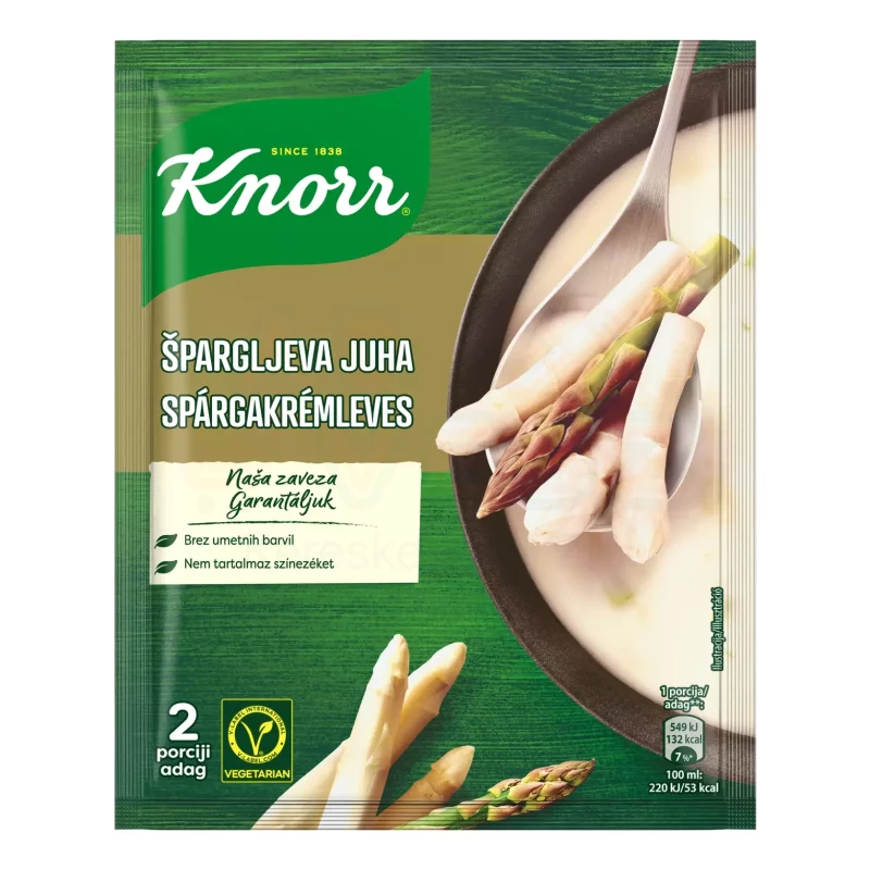 KNORR KL Spárgakrémleves snidlinggel 55 g Kép