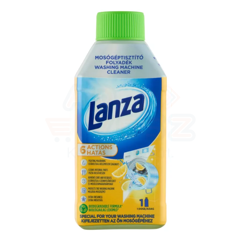 Lanza Mosógéptisztító Citromos frissesség 250 ml Kép