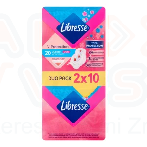 Libresse egészségügyi betét 2x10 db Ultra Normal Deo Fresh illatosított, szárnyas
