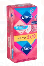 Libresse egészségügyi betét 2x10 db Ultra Normal Deo Fresh illatosított, szárnyas Kép