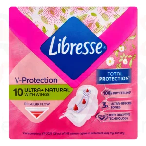Libresse egészségügyi betét 10 db Ultra Normal vékony szárnyas aloe vera