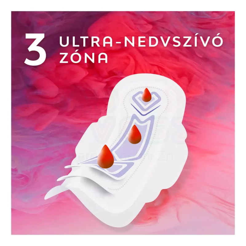 Libresse egészségügyi betét 10 db Ultra Normal vékony szárnyas aloe vera Kép