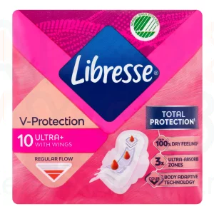 Libresse egészségügyi betét 10 db Ultra Normal szárnyas