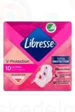 Libresse egészségügyi betét 10 db Ultra Normal szárnyas Kép