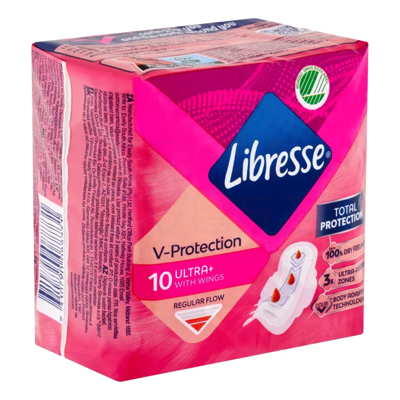 Libresse egészségügyi betét 10 db Ultra Normal szárnyas Kép