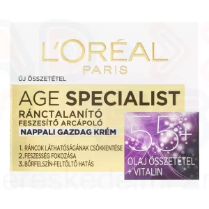 L'ORÉAL Age Specialist 55+ Nappali krém 50 ml