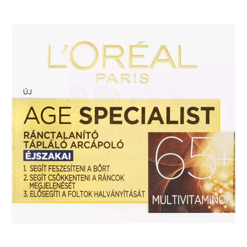L'ORÉAL Age Specialist 65+ Éjszakai Krém 50 ml Kép