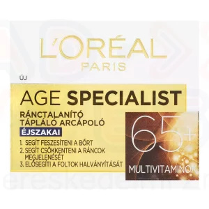 L'ORÉAL Age Specialist 65+ Éjszakai Krém 50 ml