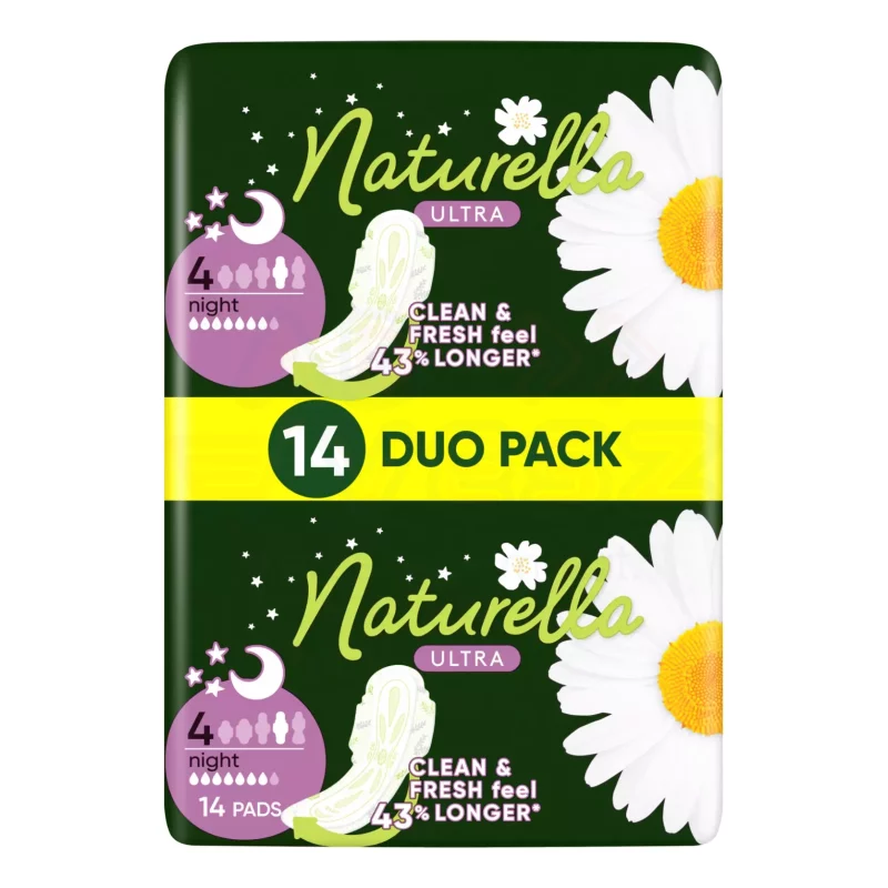 Naturella egészségügyi betét Ultra Night Duo 14 Kép