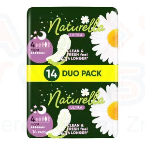 Naturella egészségügyi betét Ultra Night Duo 14