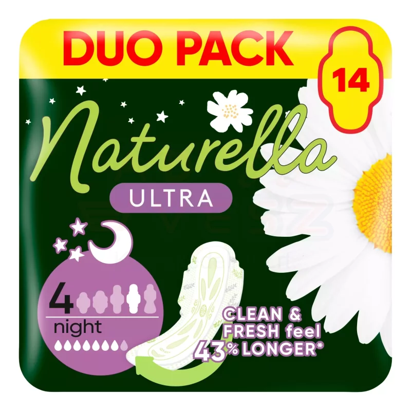 Naturella egészségügyi betét Ultra Night Duo 14 Kép