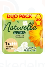 Naturella egészségügyi betét Ultra Körömvirág Duo 20 Kép