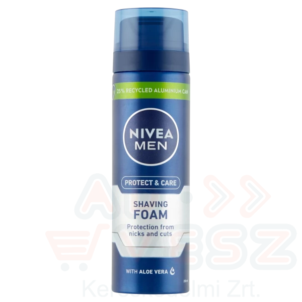 NIVEA MEN borotvahab 200 ml Protect&Care Kép