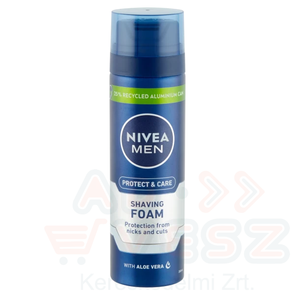 NIVEA MEN borotvahab 200 ml Protect&Care Kép