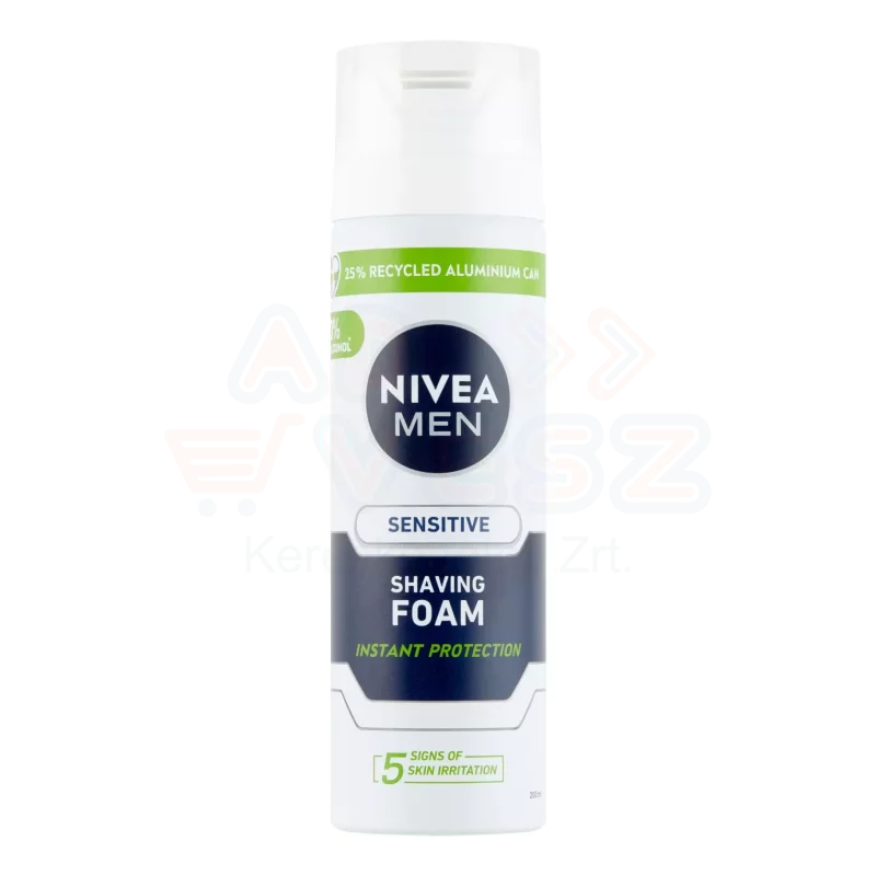 NIVEA MEN borotvahab 200 ml Sensitive Kép