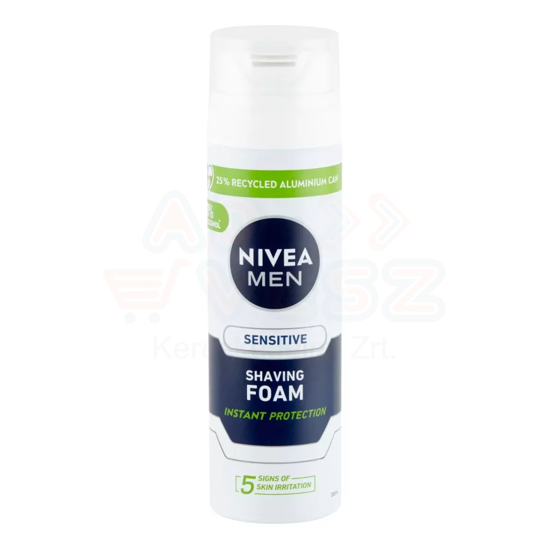 NIVEA MEN borotvahab 200 ml Sensitive Kép