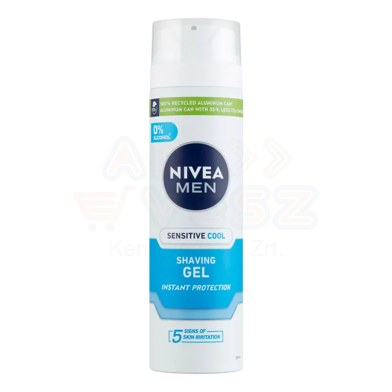 NIVEA MEN borotvagél 200 ml Sensitive Cooling Kép