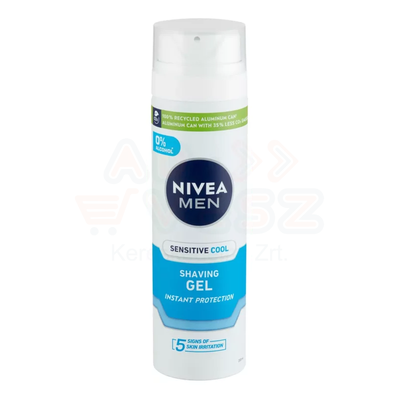 NIVEA MEN borotvagél 200 ml Sensitive Cooling Kép