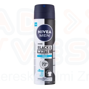 NIVEA MEN Deo Spray 150 ml Black&White invisible fresh