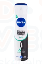NIVEA Deo spray 150 ml Black&White invisible fresh Kép
