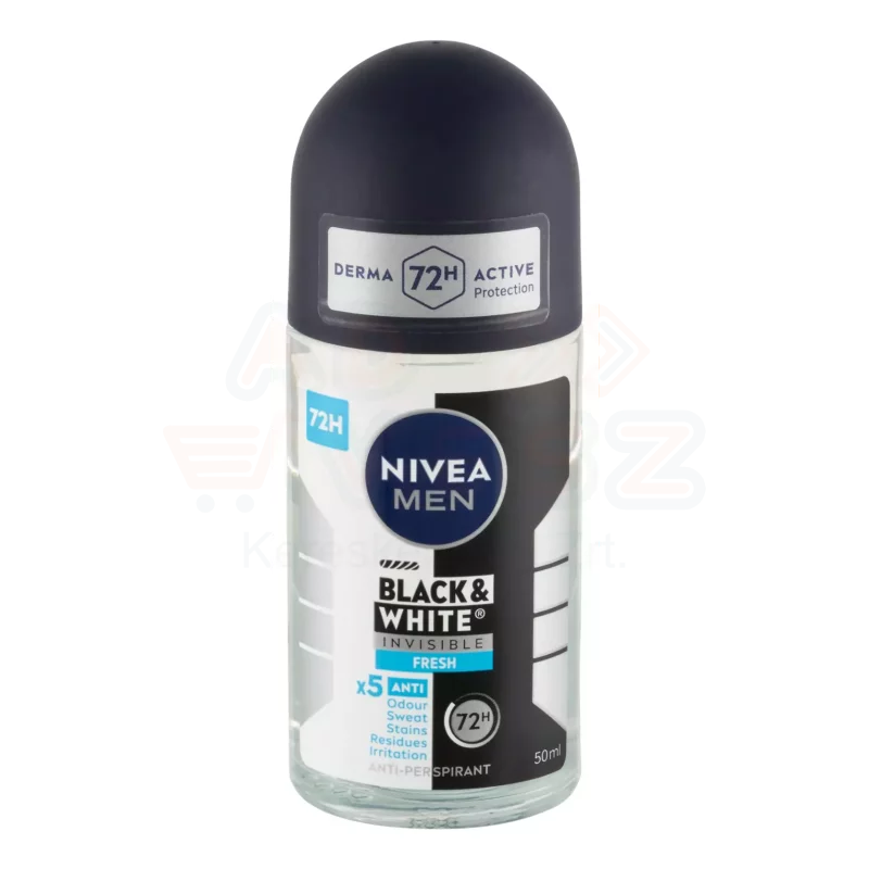 NIVEA MEN golyós dezodor 50 ml Black&White invisible fresh Kép