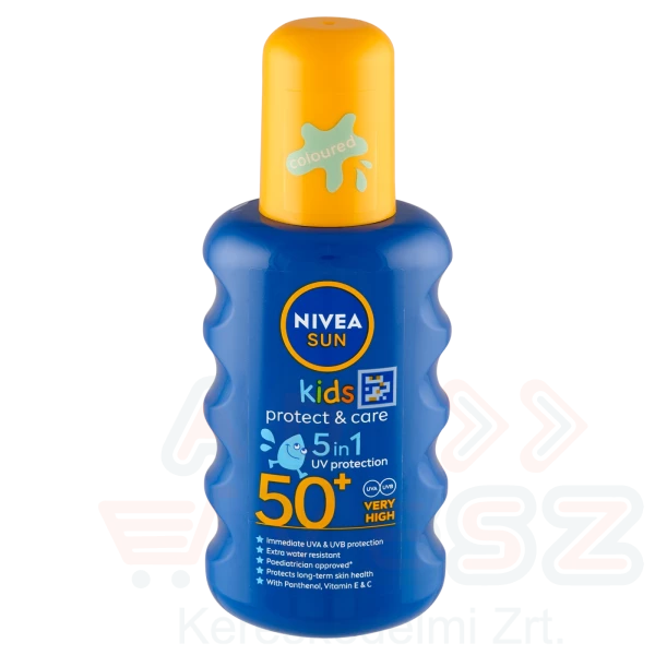 NIVEA SUN FF50+ Kids Hidratáló Gyermek Napozó Spray 200 ml Kép