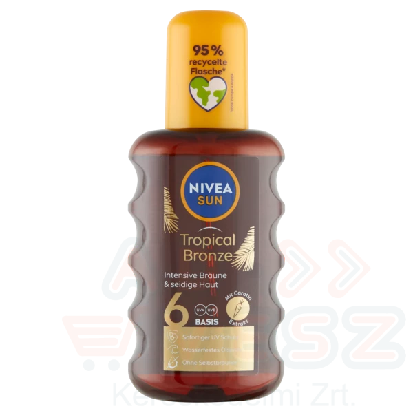 NIVEA SUN FF6 Karotinos mélybarnító olaj spray 200 ml Kép