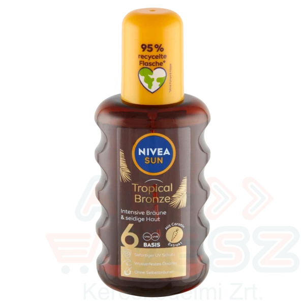 NIVEA SUN FF6 Karotinos mélybarnító olaj spray 200 ml Kép