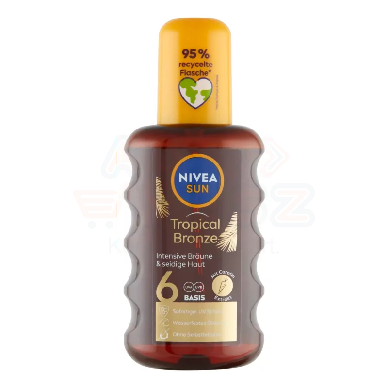 NIVEA SUN FF6 Karotinos mélybarnító olaj spray 200 ml Kép