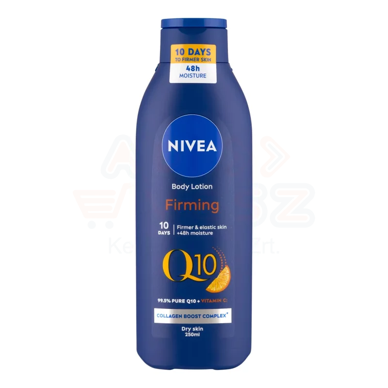 NIVEA Q10 Firming Bőrfeszesítő testápoló tej 250 ml 10 nap/ 7 nap Száraz bőrre Kép