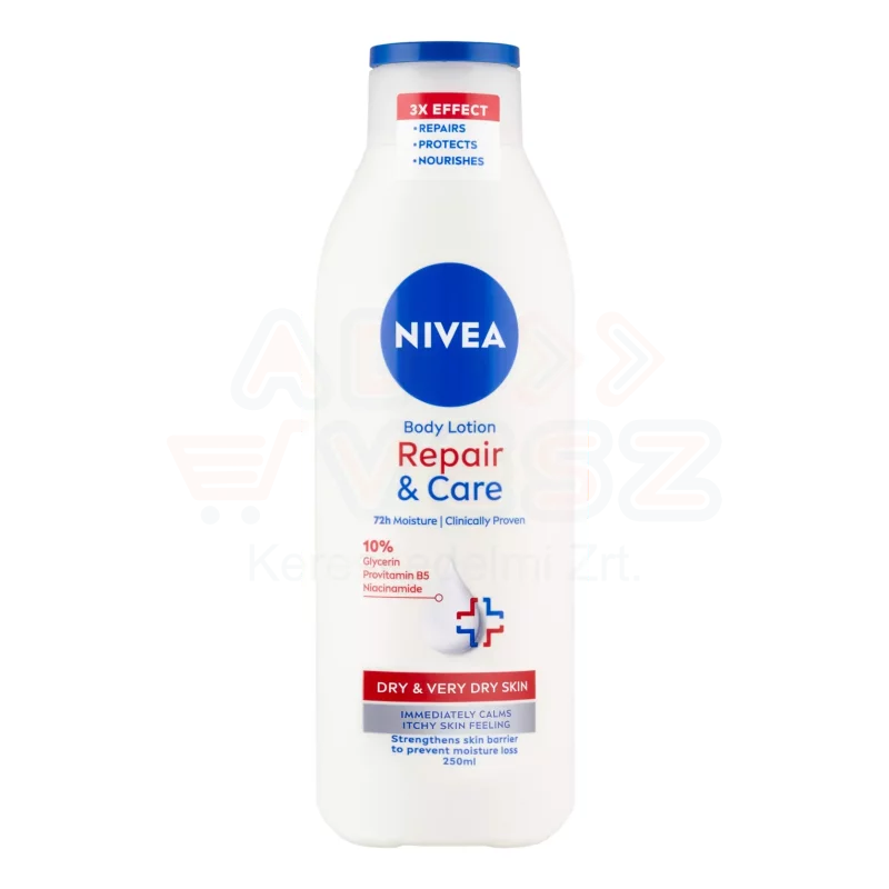 NIVEA testápoló 250 ml Repair&Care Kép
