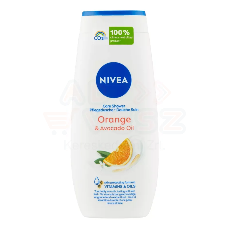 NIVEA tusfürdő Orange & Avocado Oil 250 ml Kép