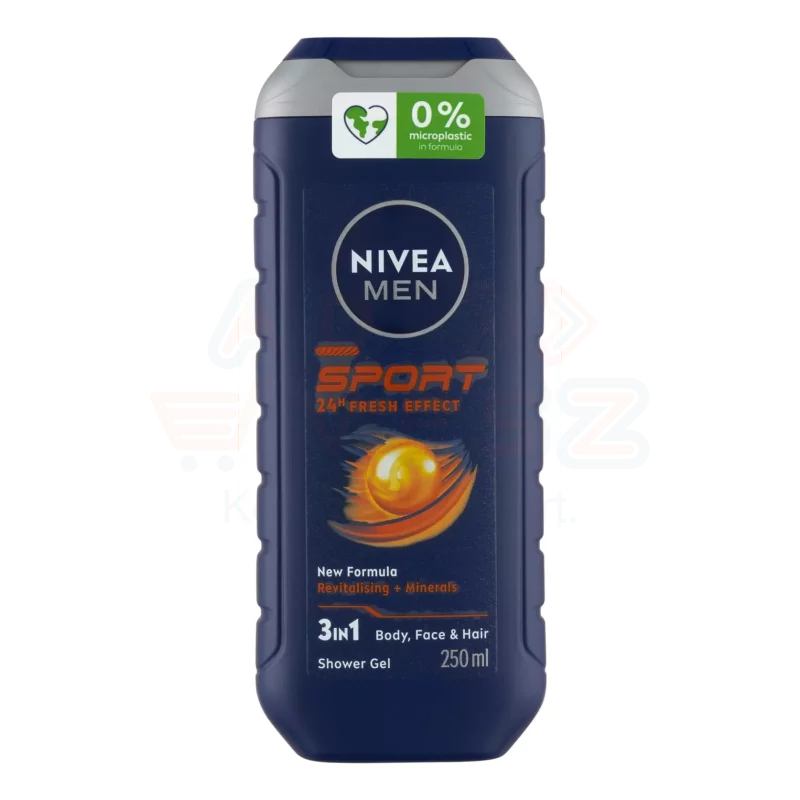 NIVEA MEN tusfürdő 250 ml Sport Kép