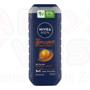 NIVEA MEN tusfürdő 250 ml Sport