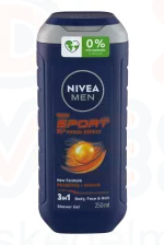 NIVEA MEN tusfürdő 250 ml Sport Kép