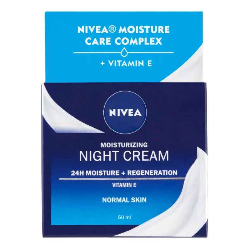 NIVEA Essentials éjszakai regeneráló arckrém 50 ml normál bőrre Kép