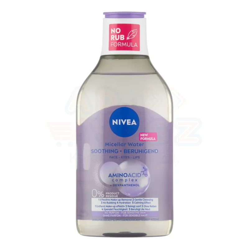 NIVEA micellás arctisztító 400 ml Nyugtató Ápoló érzékeny bőrre Kép
